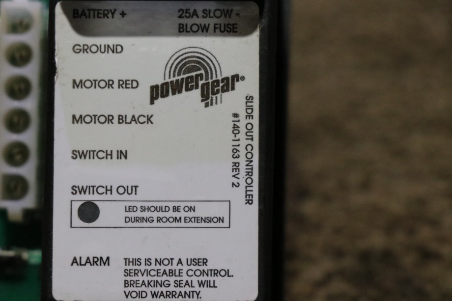 USED POWER GEAR SLIDE OUT CONTROLLER 140-1163 RV/MOTORHOME PARTS FOR SALE RV Components 