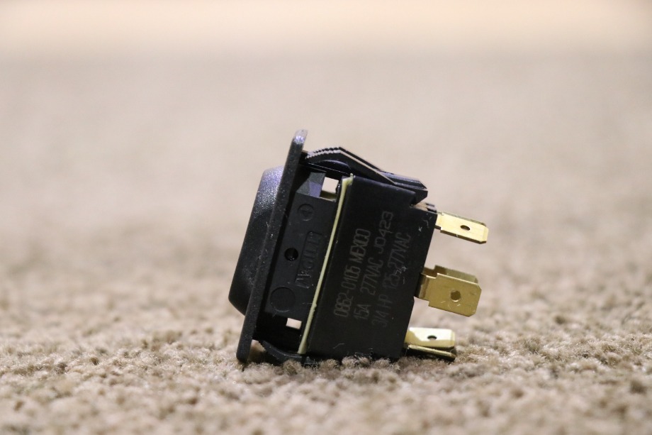 USED RV 0862-0105 BLACK ROCKER SWITCH FOR SALE RV Components 