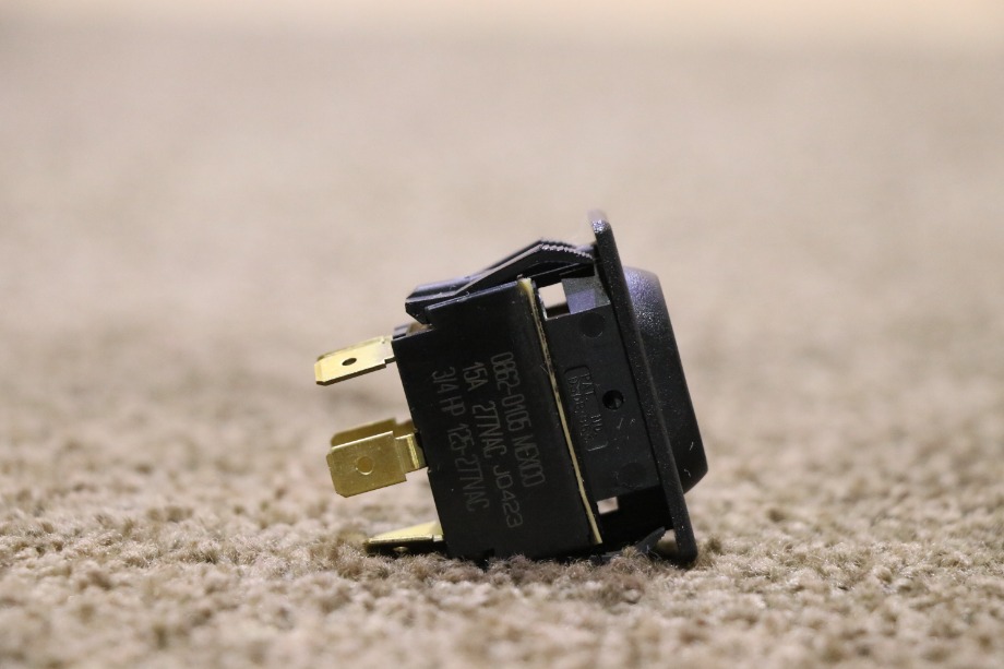 USED BLACK ROCKER SWITCH 0862-0105 RV/MOTORHOME PARTS FOR SALE RV Components 