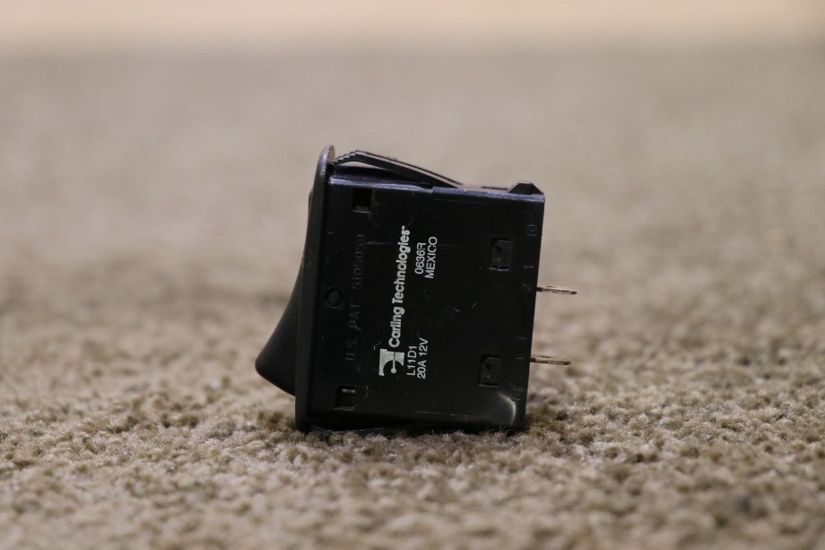 USED RV L11D1 BLACK ROCKER DASH SWITCH FOR SALE RV Components 