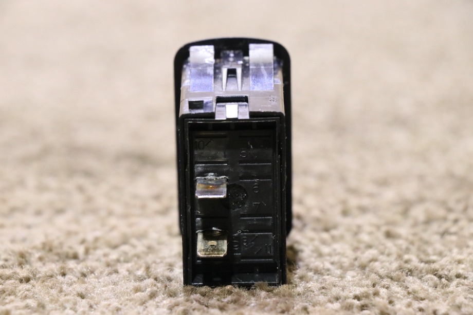 USED MOTORHOME BLACK ROCKER L11D1 DASH SWITCH FOR SALE RV Components 