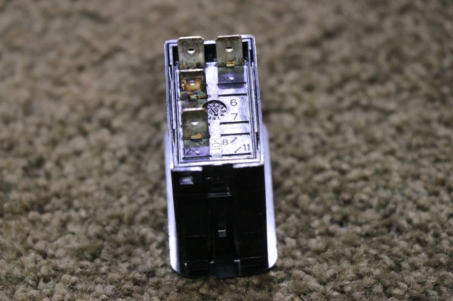 USED BLACK ROCKER L11D1 DASH SWITCH MOTORHOME PARTS FOR SALE RV Components 