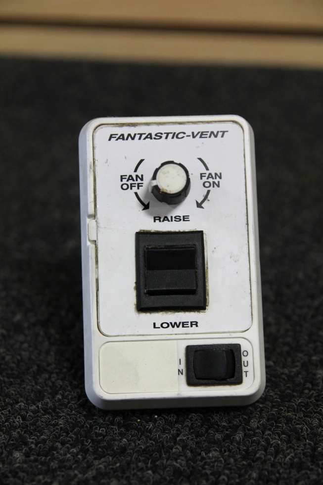 RV Accessories USED RV MOTORHOME FANTASTIC VENT CONTROLLER WHITE RV