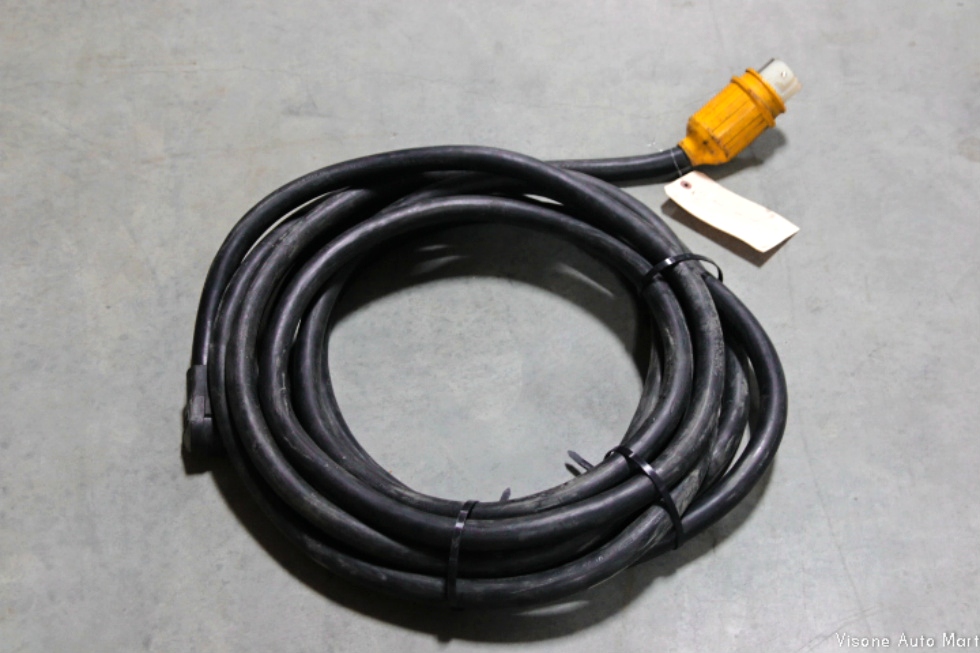 USED RV/MOTORHOME 40 FT. BLACK POWER CORD WITH TWIST LOCK END RV Accessories 