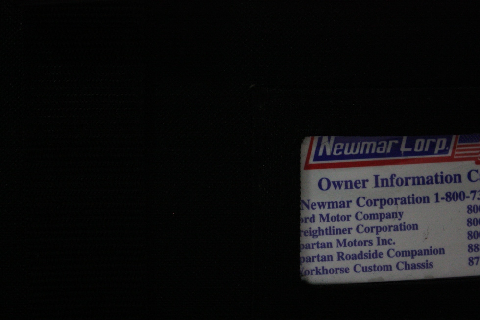 USED 2006 NEWMAR VENTANA OWNERS MANUAL FOR SALE RV Accessories 