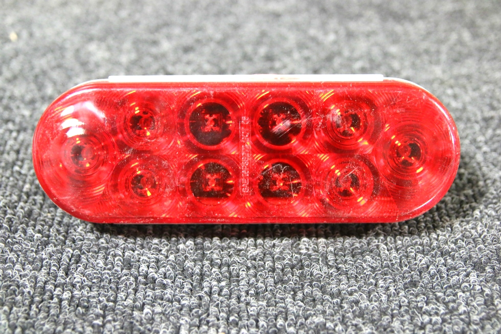 NEW RV/MOTORHOME 6 x 2-1/8 INCH LED RED OVAL UNIVERSAL LIGHTS RV Accessories 
