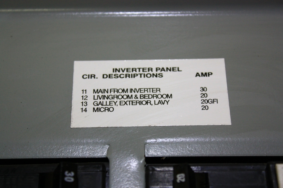 USED INVERTER PANEL FOR SALE RV Accessories 