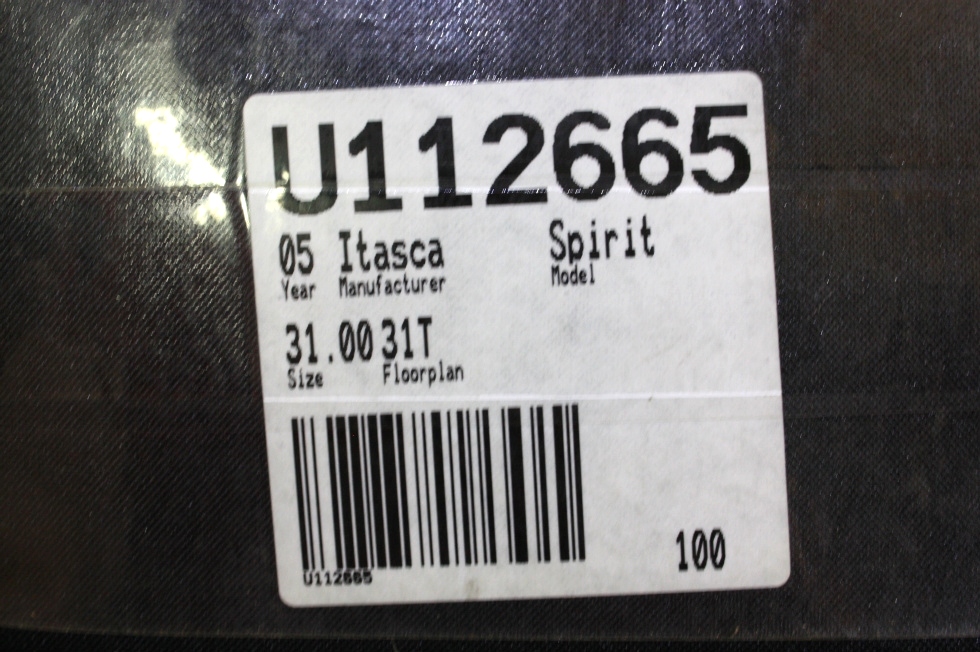 USED 2005 ITASCA SPIRIT OWNERS MANUAL FOR SALE RV Accessories 