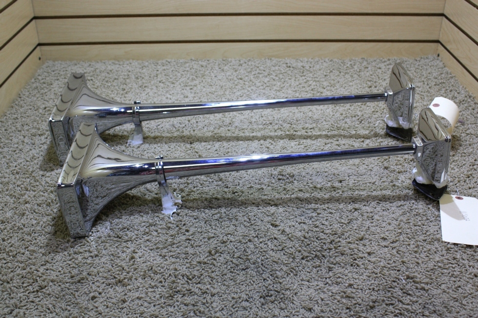 RV Accessories USED SET OF 2 HADLEY RV AIR HORNS 25 & 28 INCH MOTORHOME