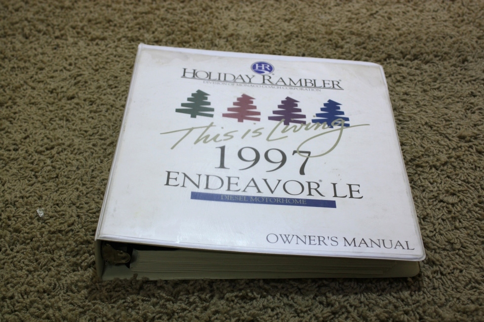 USED 1997 HOLIDAY RAMBLER ENDEAVOR OWNERS MANUAL FOR SALE RV Accessories 