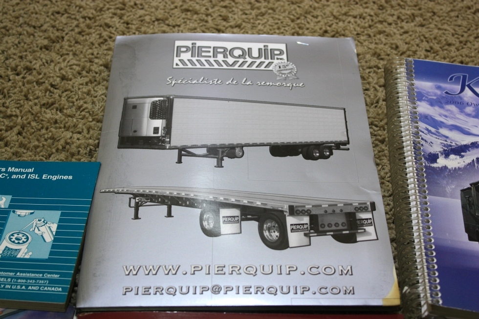 USED 2006 MONACO KNIGHT OWNERS MANUAL FOR SALE RV Accessories 
