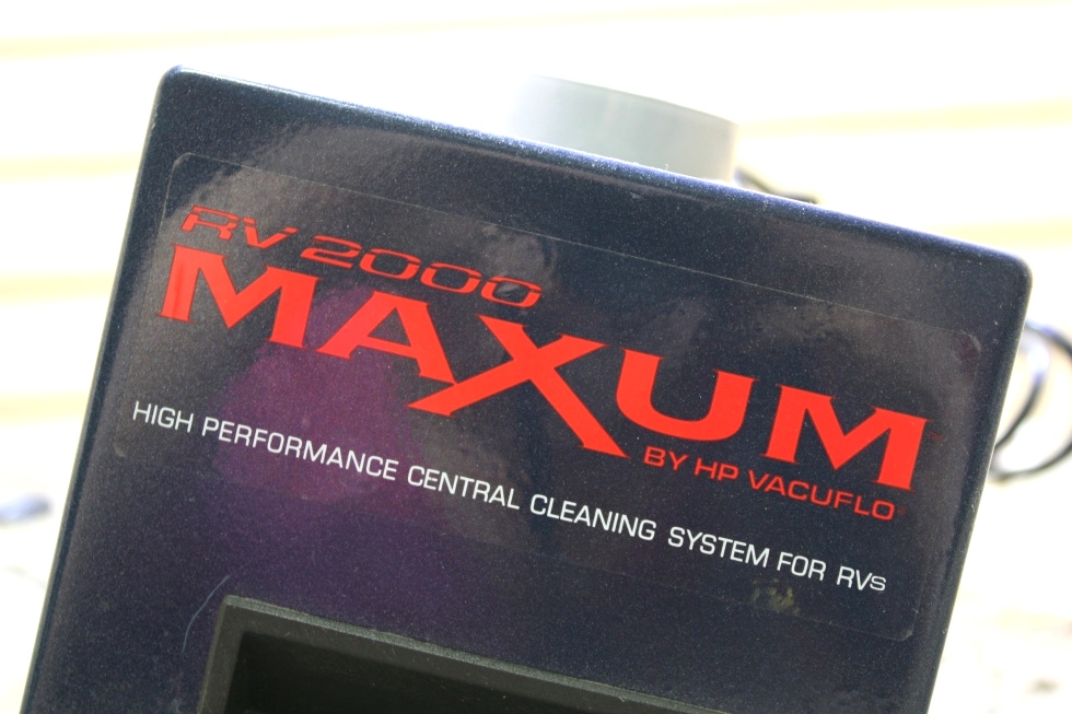 USED RV MAXUM BY VACUFLO RV2000 VACUUM SYSTEM FOR SALE RV Accessories 