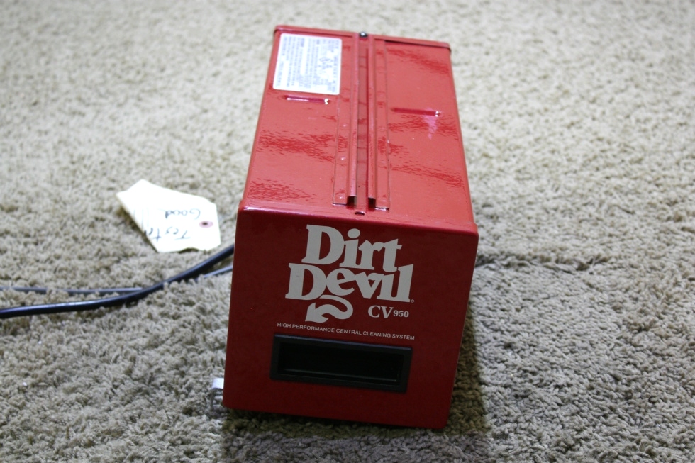 RV Accessories USED DIRT DEVIL CV950 HIGH PERFORMANCE CENTRAL CLEANING