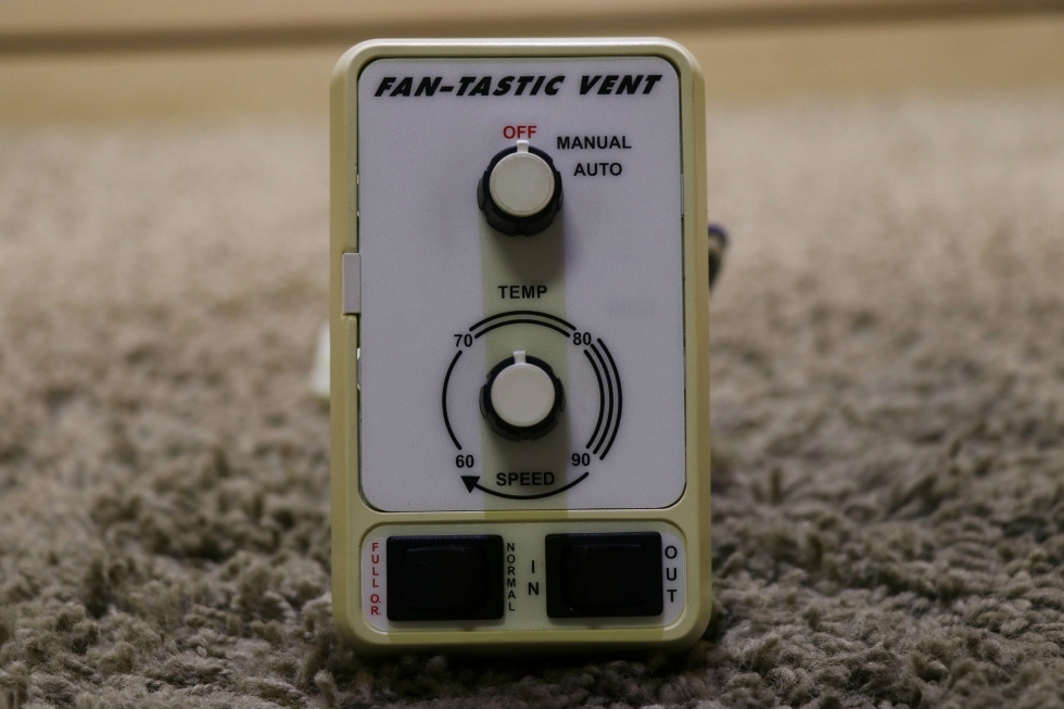 RV Accessories USED MOTORHOME FANTASTIC VENT SWITCH PANEL FOR SALE RV Electrical FANTASTIC