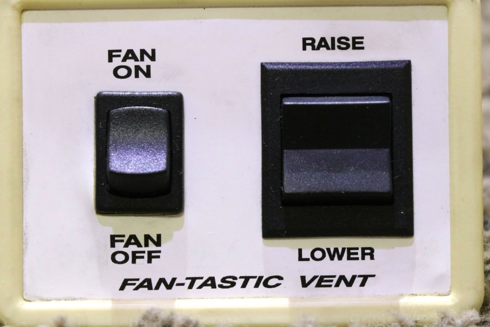 USED RV FANTASTIC-VENT SWITCH PANEL MOTORHOME PARTS FOR SALE RV Accessories 