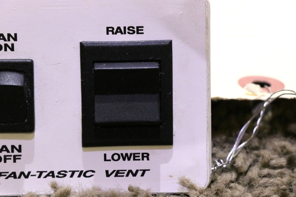 USED FANTASTIC-VENT SWITCH PANEL RV PARTS FOR SALE RV Accessories 