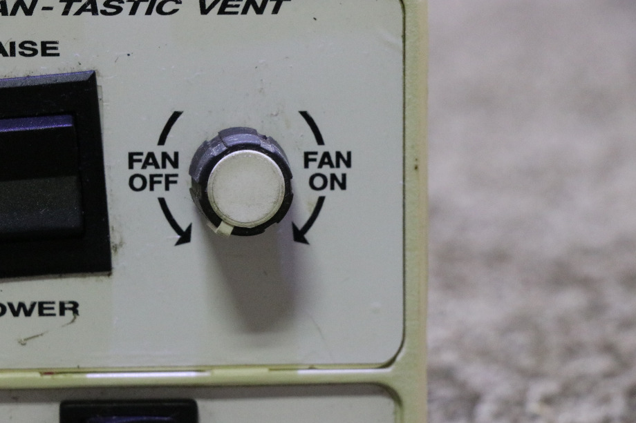 USED RV/MOTORHOME FAN-TASTIC VENT SWITCH PANEL FOR SALE RV Accessories 