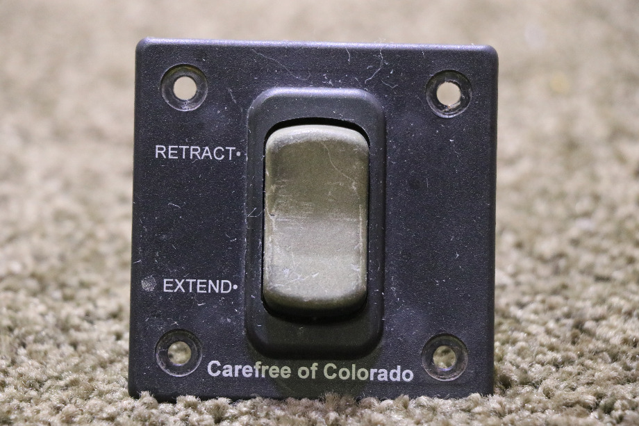 USED MOTORHOME CAREFREE OF COLORADO RETRACT / EXTEND AWNING SWITCH PANEL FOR SALE RV Accessories 