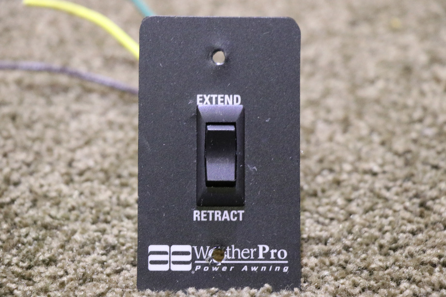 USED EXTEND/RETRACT AE WEATHERPRO POWER AWNING SWITCH PANEL MOTORHOME PARTS FOR SALE RV Accessories 