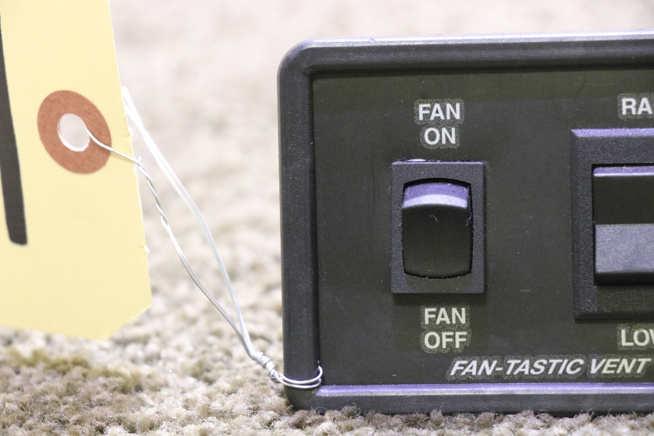 USED FAN-TASTIC VENT SWITCH PANEL MOTORHOME PARTS FOR SALE RV Accessories 