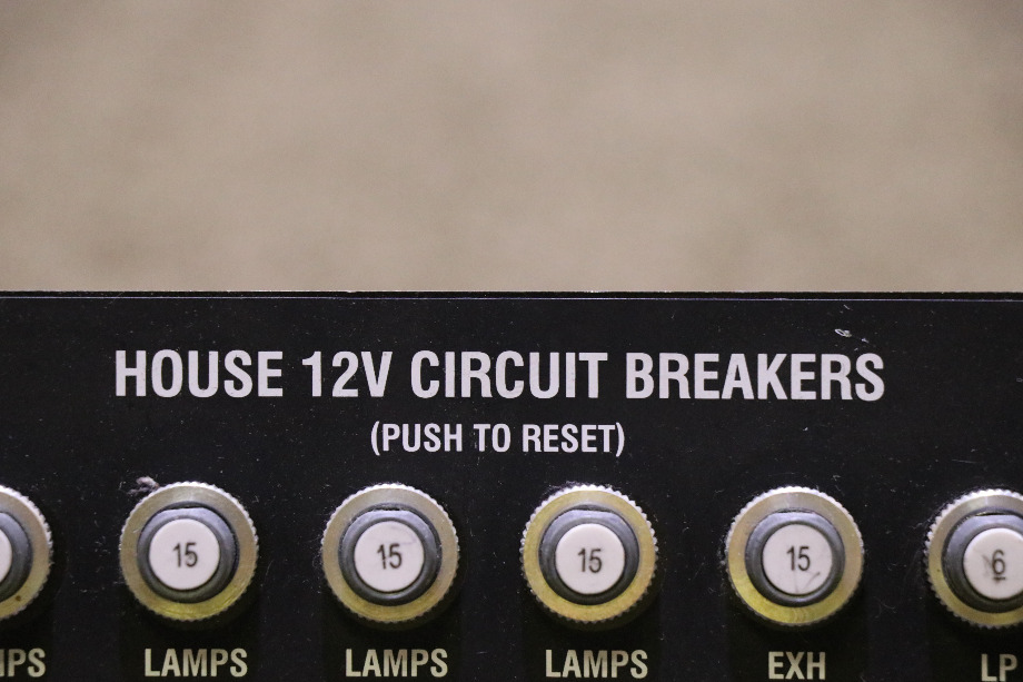 USED MOTORHOME HOUSE 12V CIRCUIT BREAKERS FOR SALE RV Accessories 