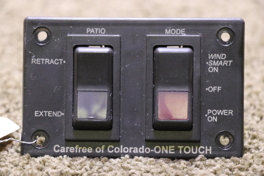 USED CAREFREE OF COLORADO - ONE TOUCH SWITCH PANEL RV/MOTORHOME PARTS FOR SALE RV Accessories 