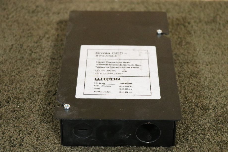 USED MOTORHOME LUTRON SOVOIA QED SVQ-CCI-8 CONTACT CLOSURE INPUT BOARD FOR SALE RV Accessories 
