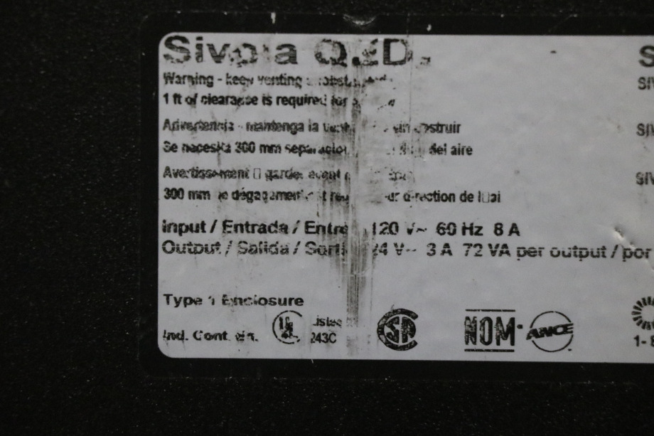 USED RV/MOTORHOME LUTRON SIVO1A QED SVQ-10-PNL 10 OUTPUT CONTROL PANEL FOR SALE RV Accessories 