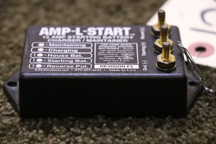 USED AMP-L-START 15 AMP BATTERY CHAGER / MAINTAINER MOTORHOME PARTS FOR SALE RV Accessories 