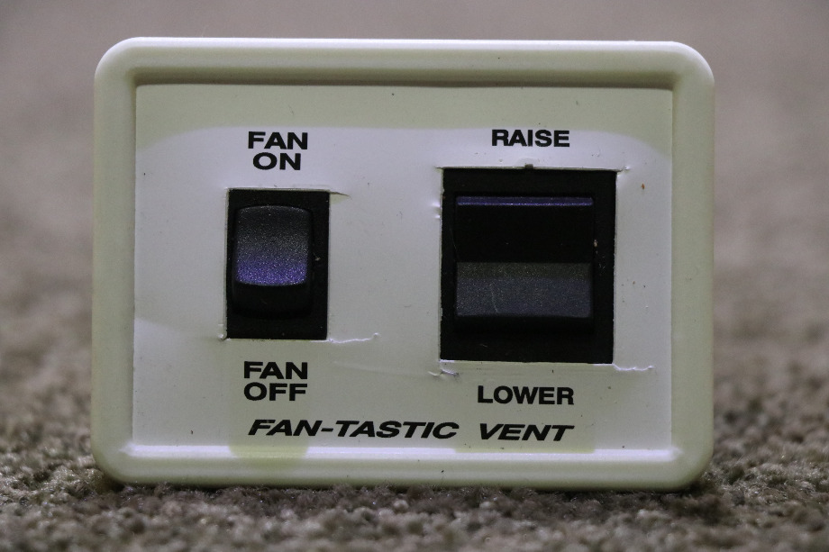 USED MOTORHOME FAN-TASTIC VENT SWITCH PANEL FOR SALE RV Accessories 