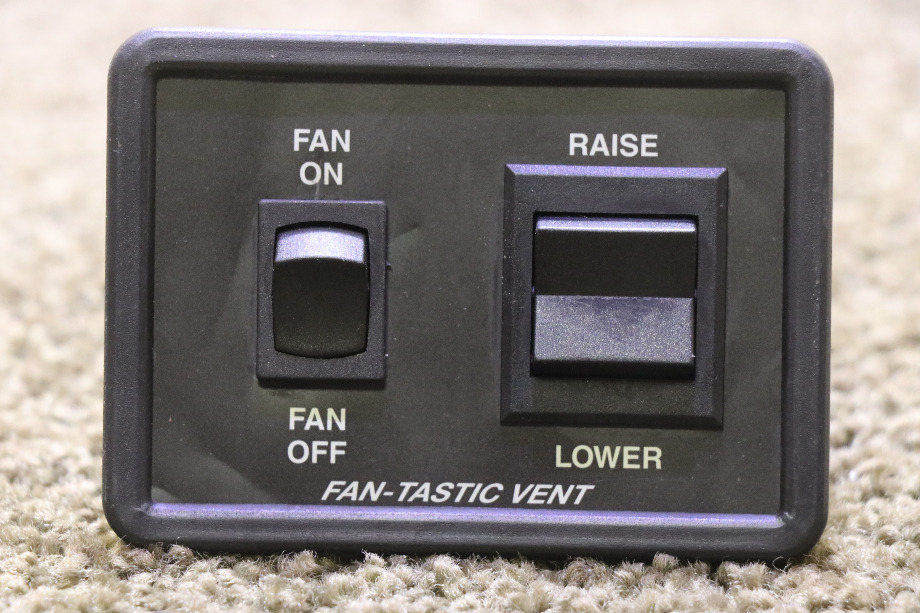 USED MOTORHOME FAN-TASTIC VENT SWITCH PANEL FOR SALE RV Accessories 