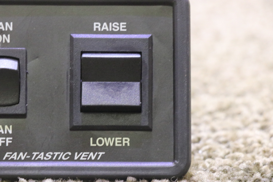 USED MOTORHOME FAN-TASTIC VENT SWITCH PANEL FOR SALE RV Accessories 