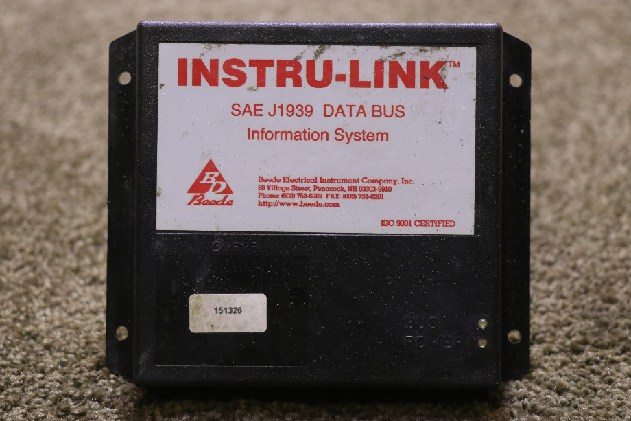USED INSTRU-LINK SAE J1939 MODULE RV/MOTORHOME PARTS FOR SALE RV Accessories 