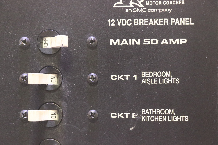 USED BEAVER 12 VDC BREAKER PANEL RV/MOTORHOME PARTS FOR SALE RV Accessories 