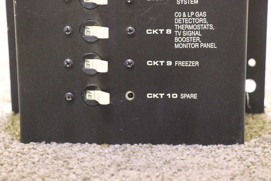 USED BEAVER 12 VDC BREAKER PANEL RV/MOTORHOME PARTS FOR SALE RV Accessories 