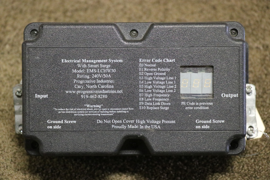 USED RV EMS-LCHW50 ELECTRICAL MANAGEMENT SYSTEM WITH SMART SURGE PROTECTOR FOR SALE RV Accessories 