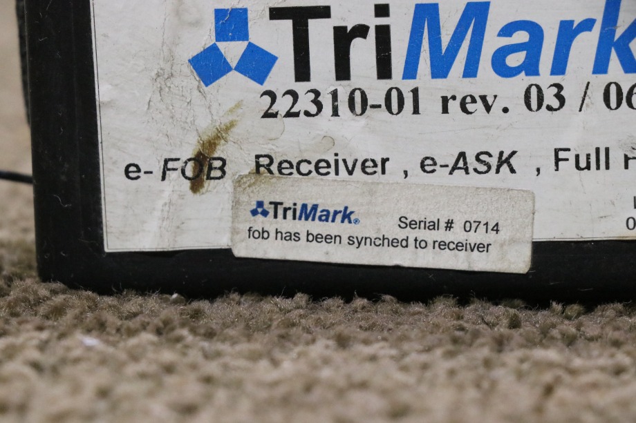 USED RV/MOTORHOME TRI MARK KEYLESS ENTRY RECEIVER 22310-01 FOR SALE RV Accessories 