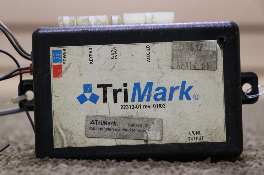 USED 22310-01 TRI MARK KEYLESS ENTRY RECEIVER RV PARTS FOR SALE RV Accessories 