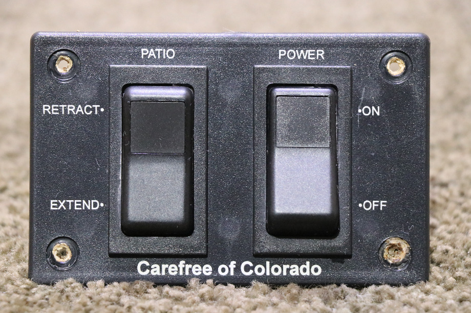 USED CAREFREE OF COLORADO DOUBLE SWITCH PANEL RV PARTS FOR SALE RV Accessories 