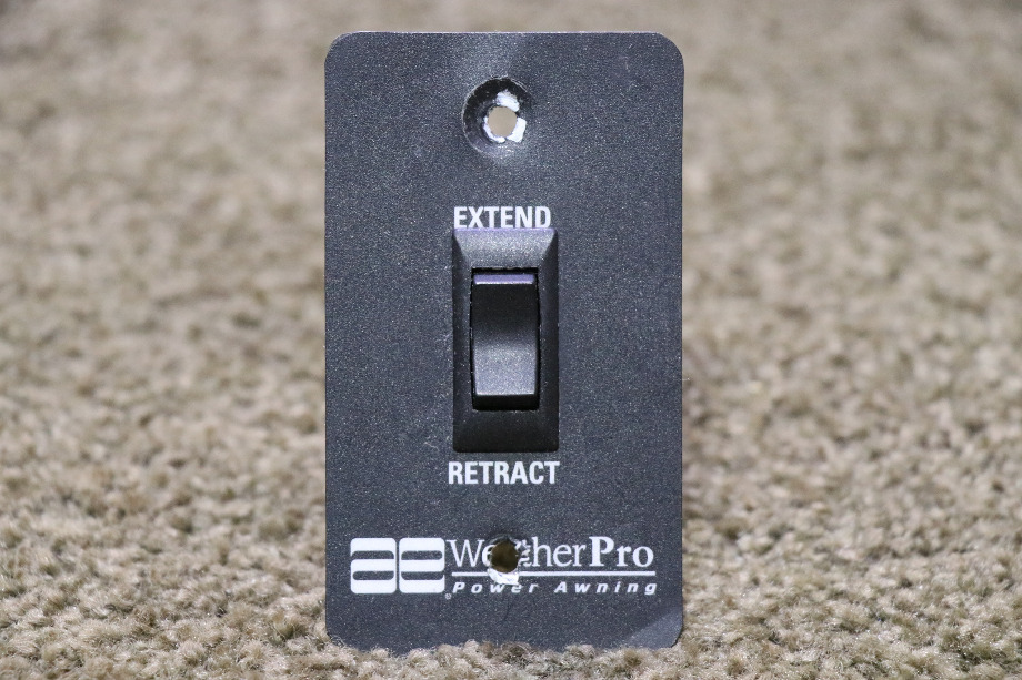 USED AE WEATHERPRO EXTEND / RETRACT AWNING SWITCH PANEL RV/MOTORHOME PARTS FOR SALE RV Accessories 
