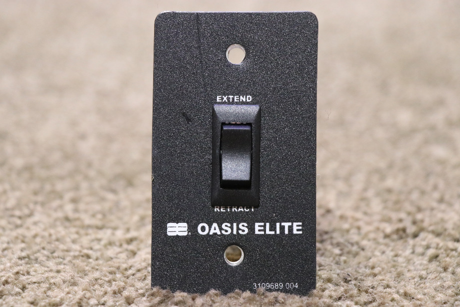 USED RV/MOTORHOME OASIS ELITE EXTEND / RETRACT SWITCH PANEL 3109689.004 FOR SALE RV Accessories 
