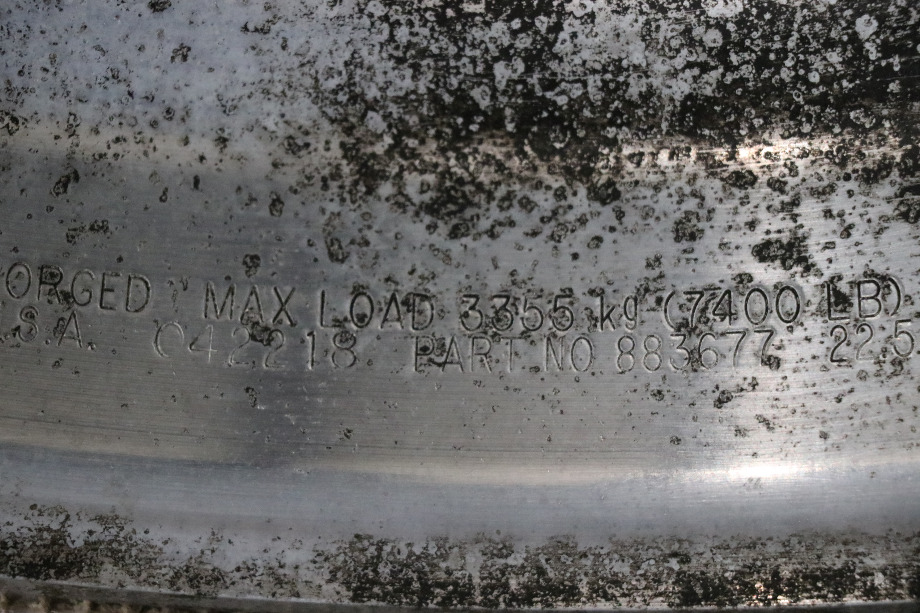USED MOTORHOME ALCOA 883677 22.5 x 8.25 FRONT WHEEL FOR SALE Towing Products 